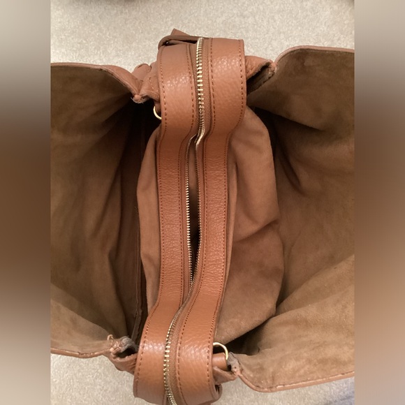 Lia Numa Genuine Leather Made In Italy Ladies Large Tote Basket Weave Pattern - Picture 11 of 15